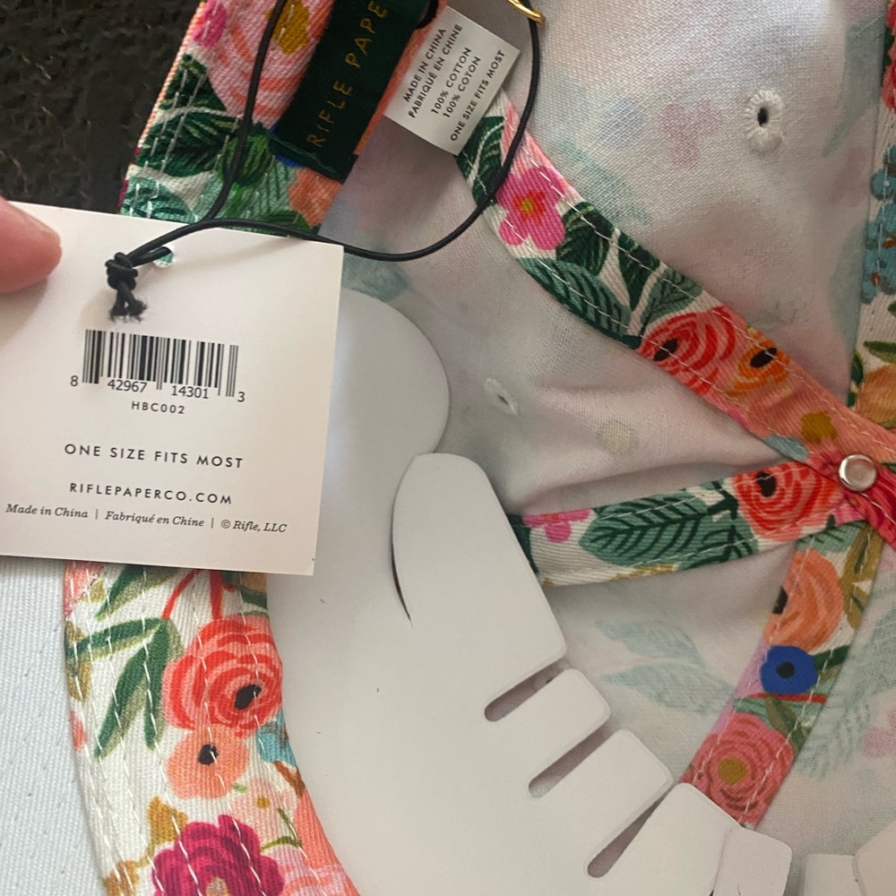 Rifle Paper Co. Colorful Floral Women’s Hat - Picture 3 of 3